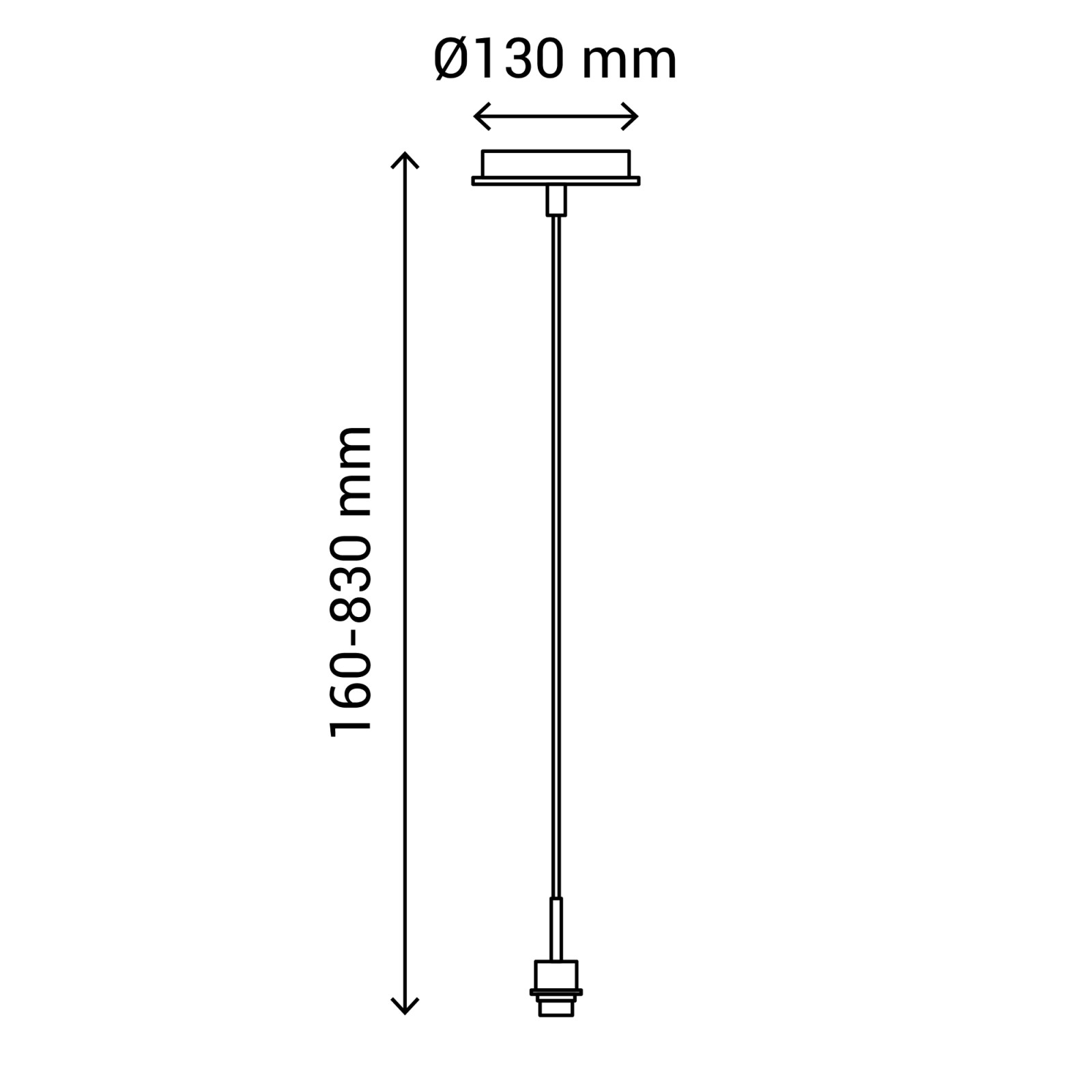 Sulion Estructura BASIC. Para Lámpara De Techo En Acabado Cromo. 1xE27|Sulion