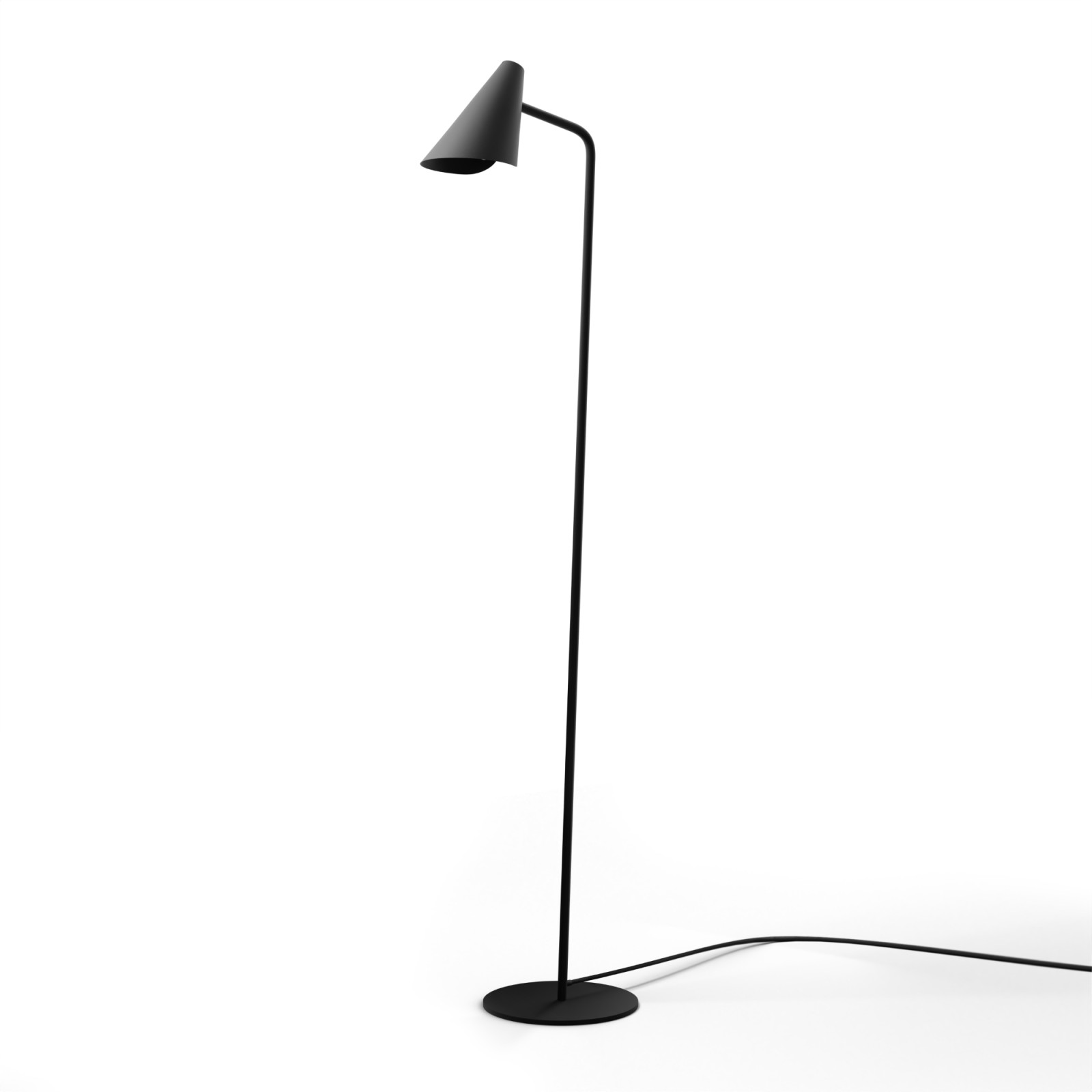 sulion Lámpara de pie LISBOA en acabado negro arenado. 1xE27 |Sulion