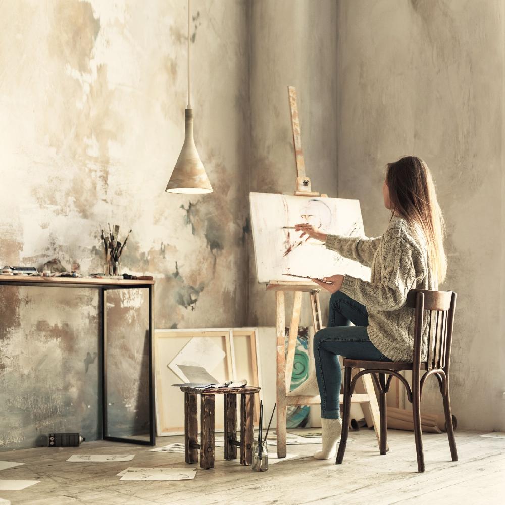 Sulion Lámpara De Techo CALA. Yeso Blanco. 1xGU10|Sulion