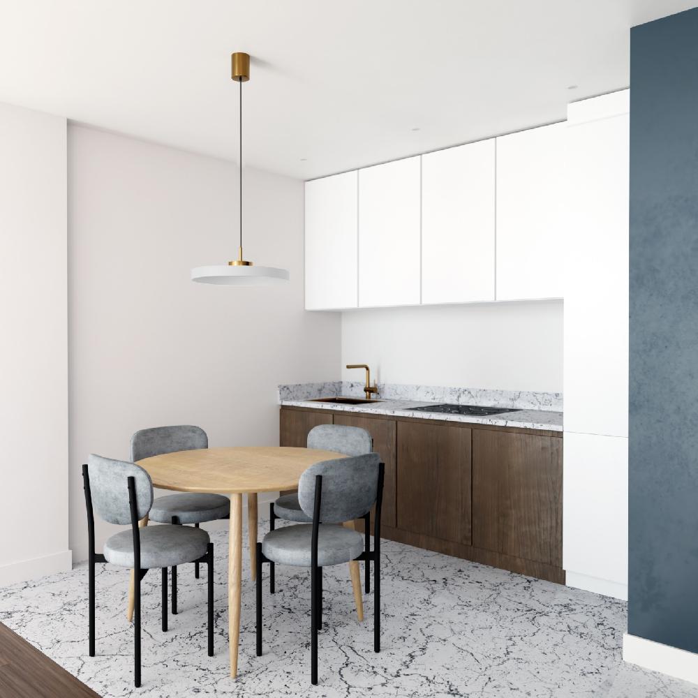 Sulion Lámpara De Techo CARMEN. Metal Acabado Blanco Y Módulo Latón. LED 9W