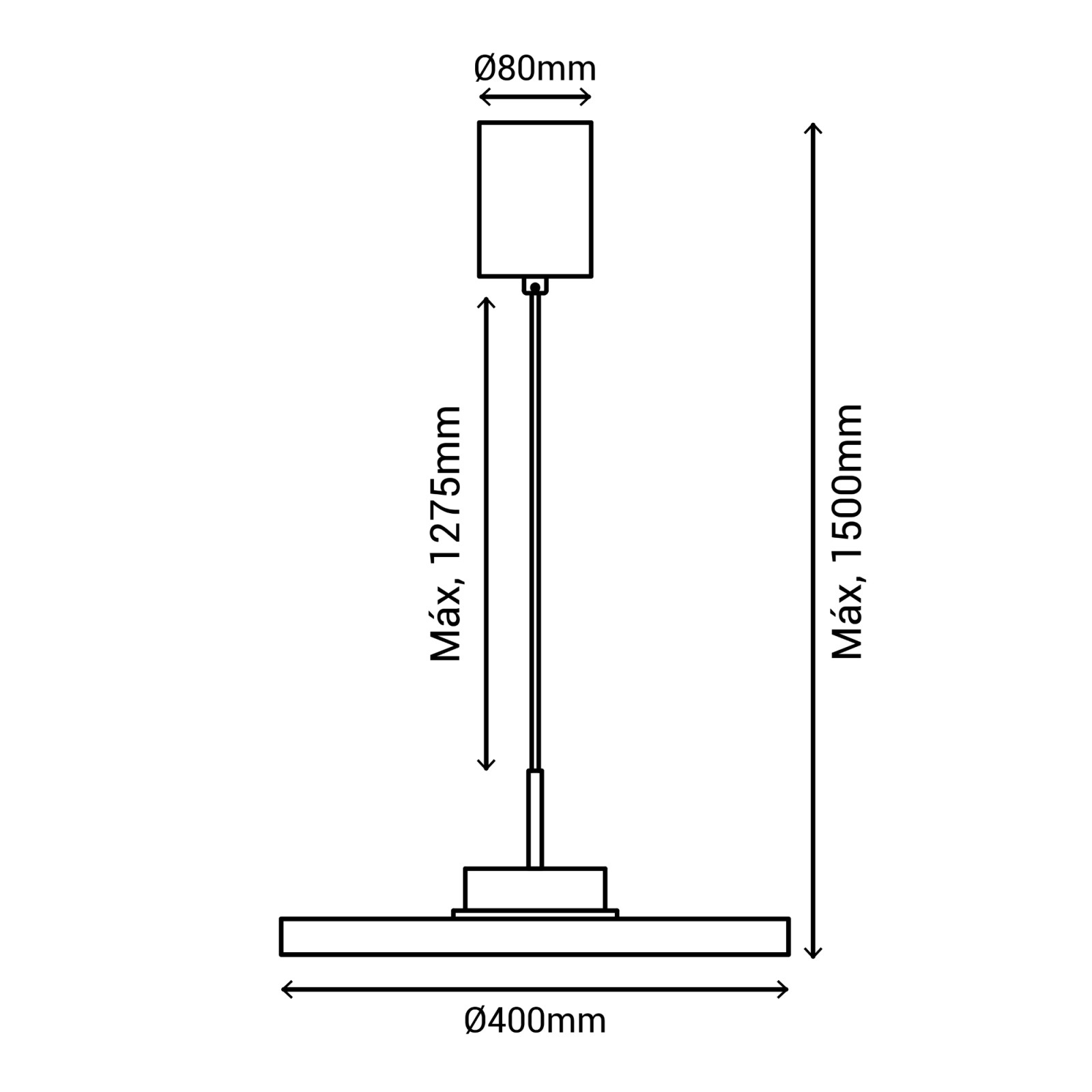 Sulion Lámpara De Techo CARMEN. Metal Acabado Negro Y Módulo Negro. LED 9W