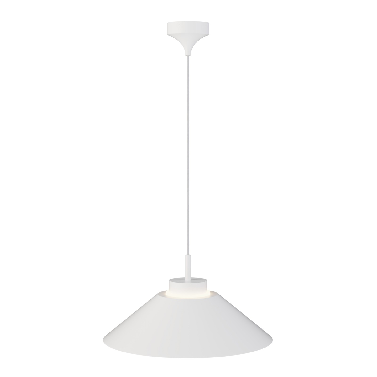 Sulion Lámpara De Techo CARMEN. Metal Cono Blanco Y Módulo Blanco. LED 9W