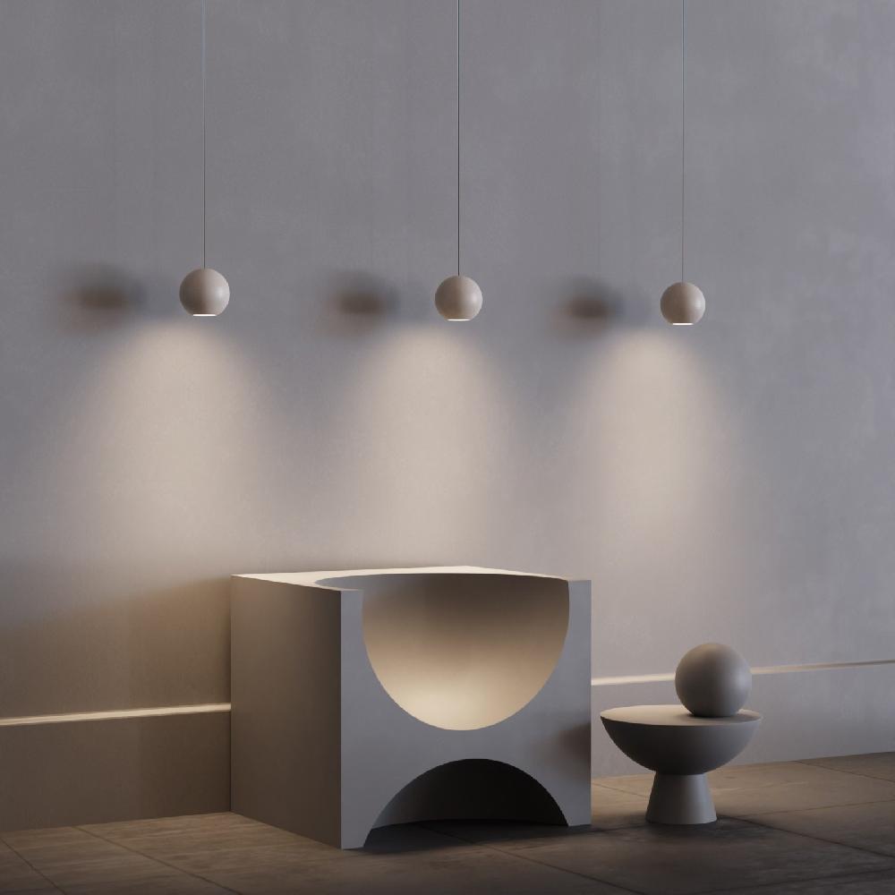 Sulion Lámpara De Techo DOTY. Hormigón Blanco. 1xGU10 | Sulion