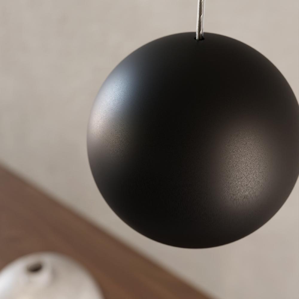 Sulion Lámpara De Techo DOTY. Yeso En Color Negro. 1xGU10 | Sulion