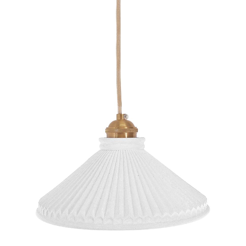 sulion Lámpara de techo ELENA.Yeso plisado color blanco Ø 23cm 1xE27|Sulion