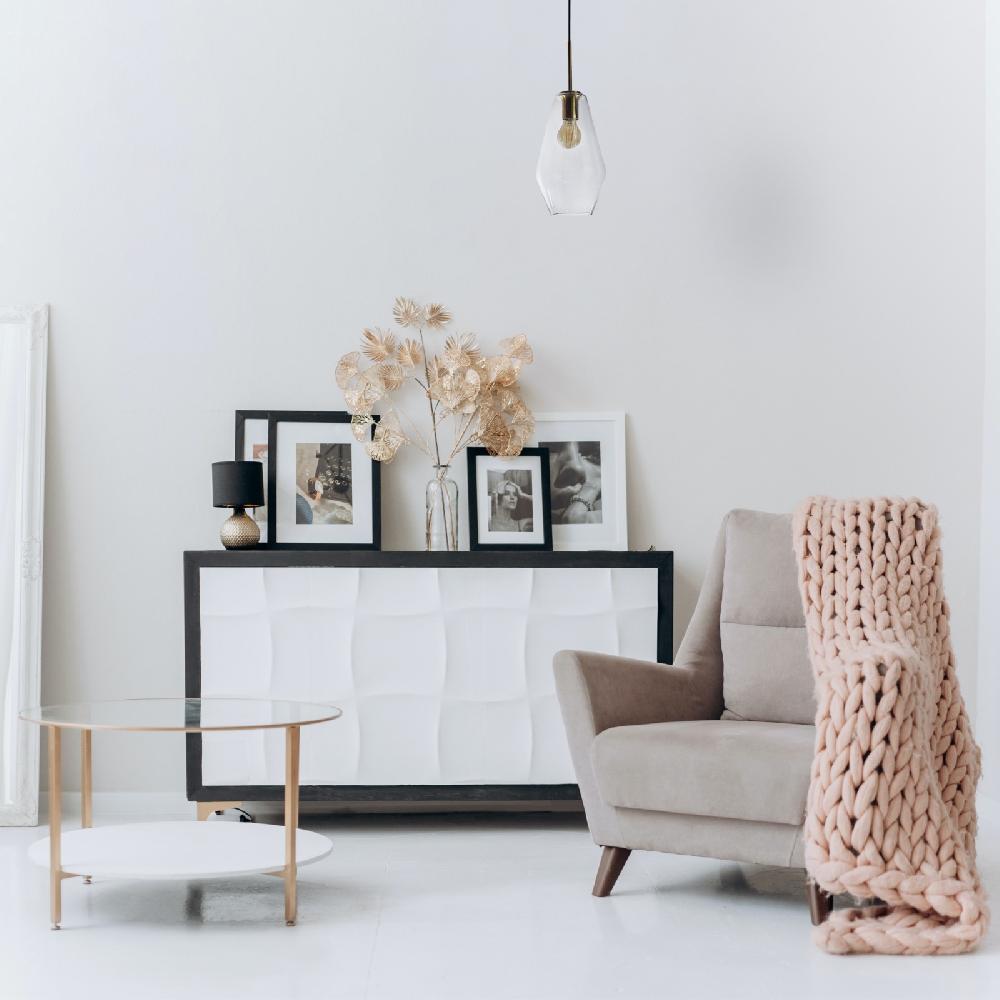 Sulion Lámpara De Techo LILY. Metal Acabado Latón Y Tulipa De Vidrio. 1xE27