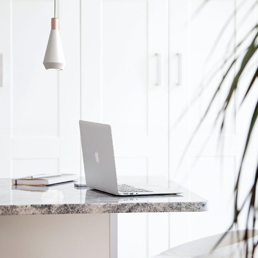 Sulion Lámpara De Techo LUA Alargada. Metal Acabado Blanco. 1xGU10 |Sulion