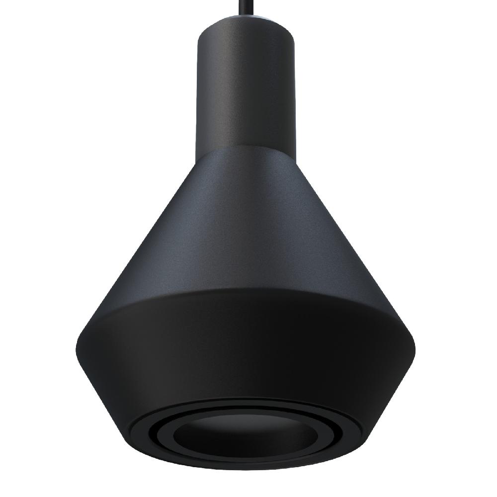 Sulion Lámpara De Techo LUA. Metal Acabado Negro. 1xGU10 |Sulion