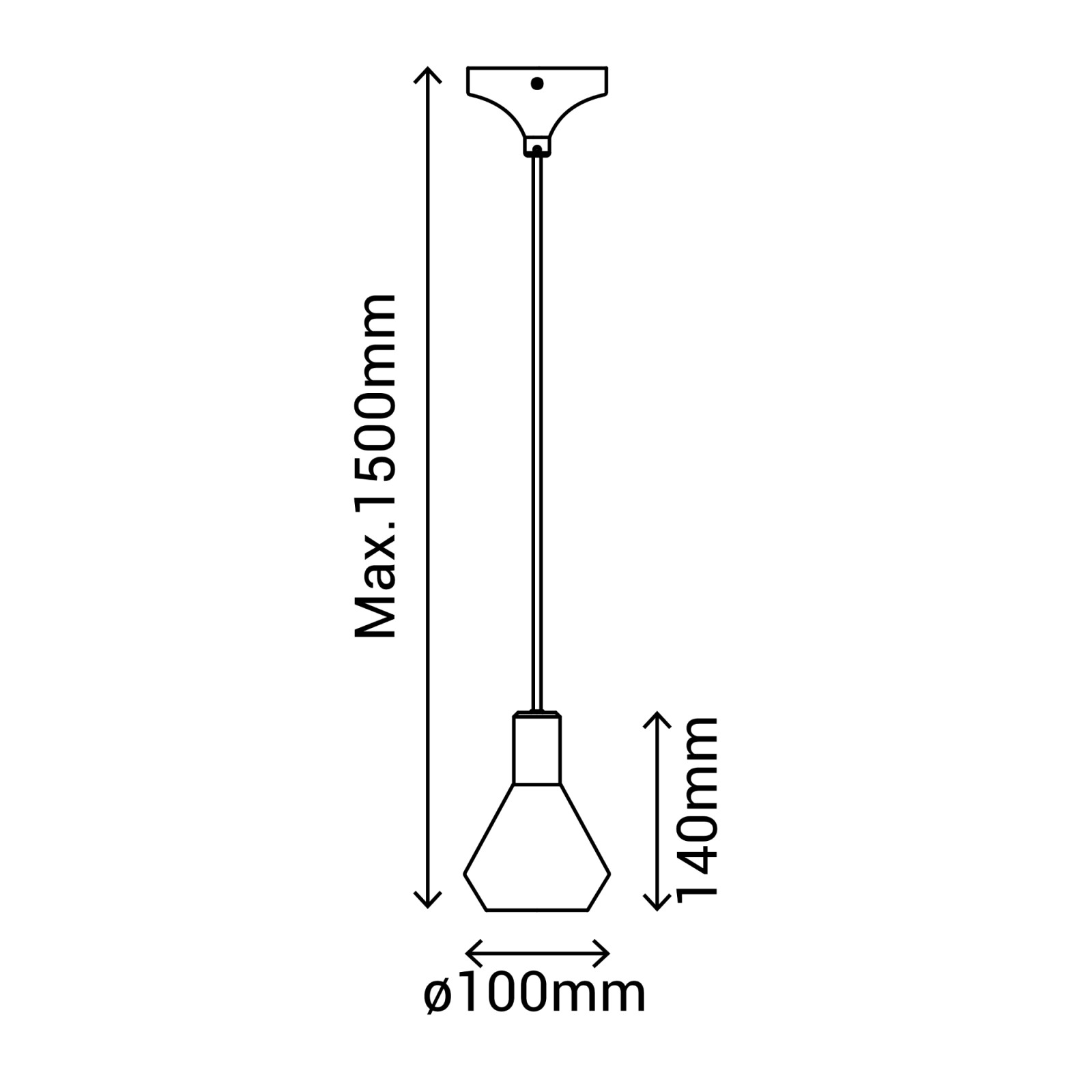 Sulion Lámpara De Techo LUA. Metal Acabado Negro. 1xGU10 |Sulion