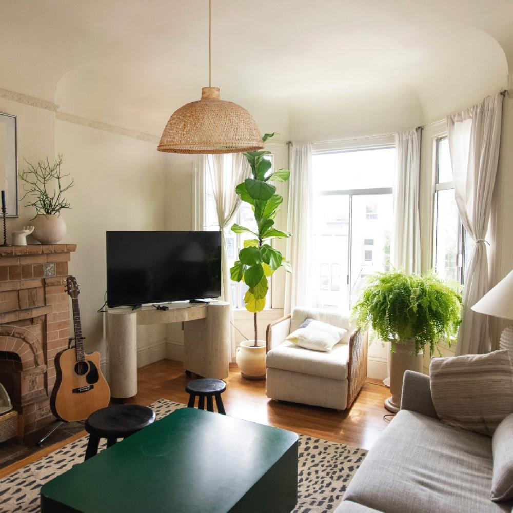 Sulion Lámpara De Techo TAN. Fibras Naturales Y Cable Natural. 1xE27 |Sulion