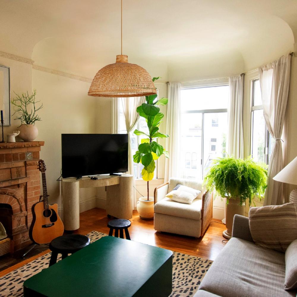 Sulion Lámpara De Techo TAN. Fibras Naturales Y Cable Natural. 1xE27 |Sulion