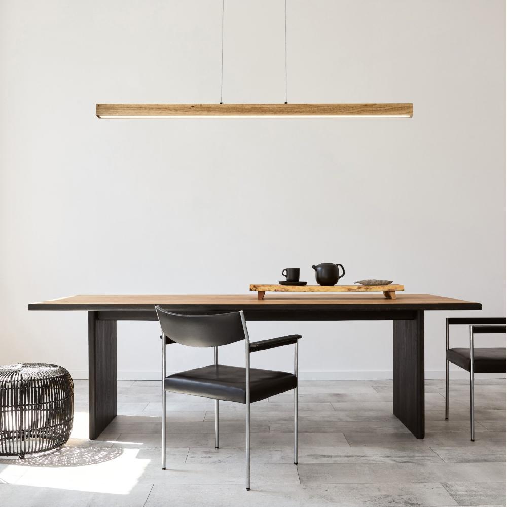 Sulion Lámpara De Techo TAVEDA. Madera Clara Y Metal. LED 32W |Sulion