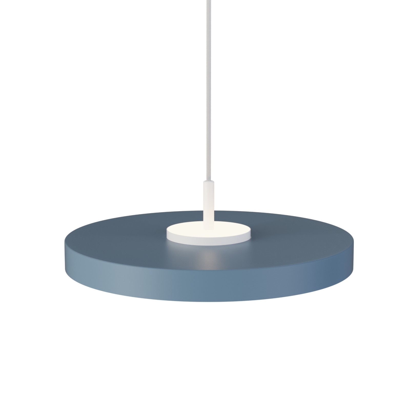 sulion Lámpara de techo VALENTINA.Metal acabado azul y módulo blanco.LED 18 W