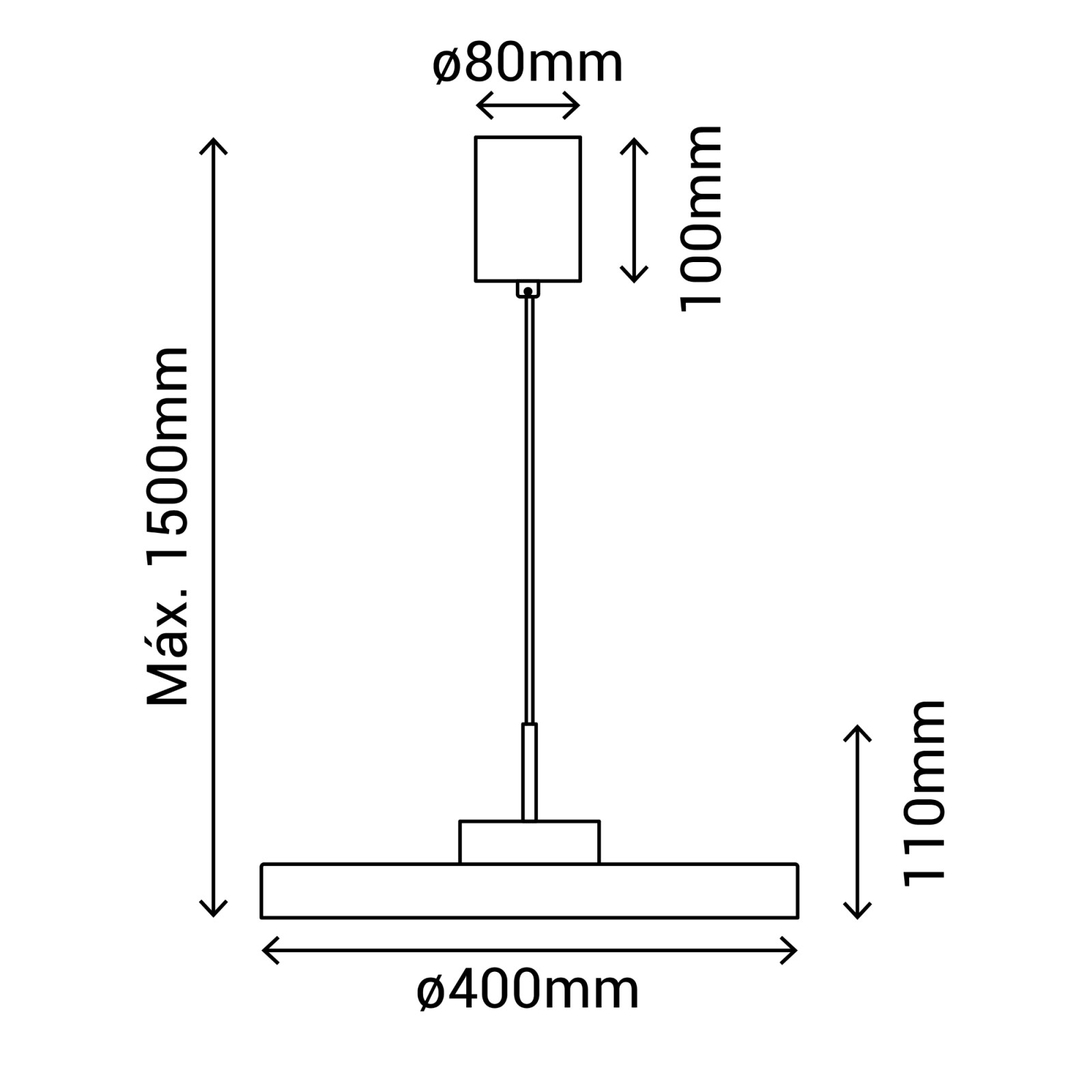 Sulion Lámpara De Techo VALENTINA.Metal Acabado Blanco Y Módulo Latón.LED 18W