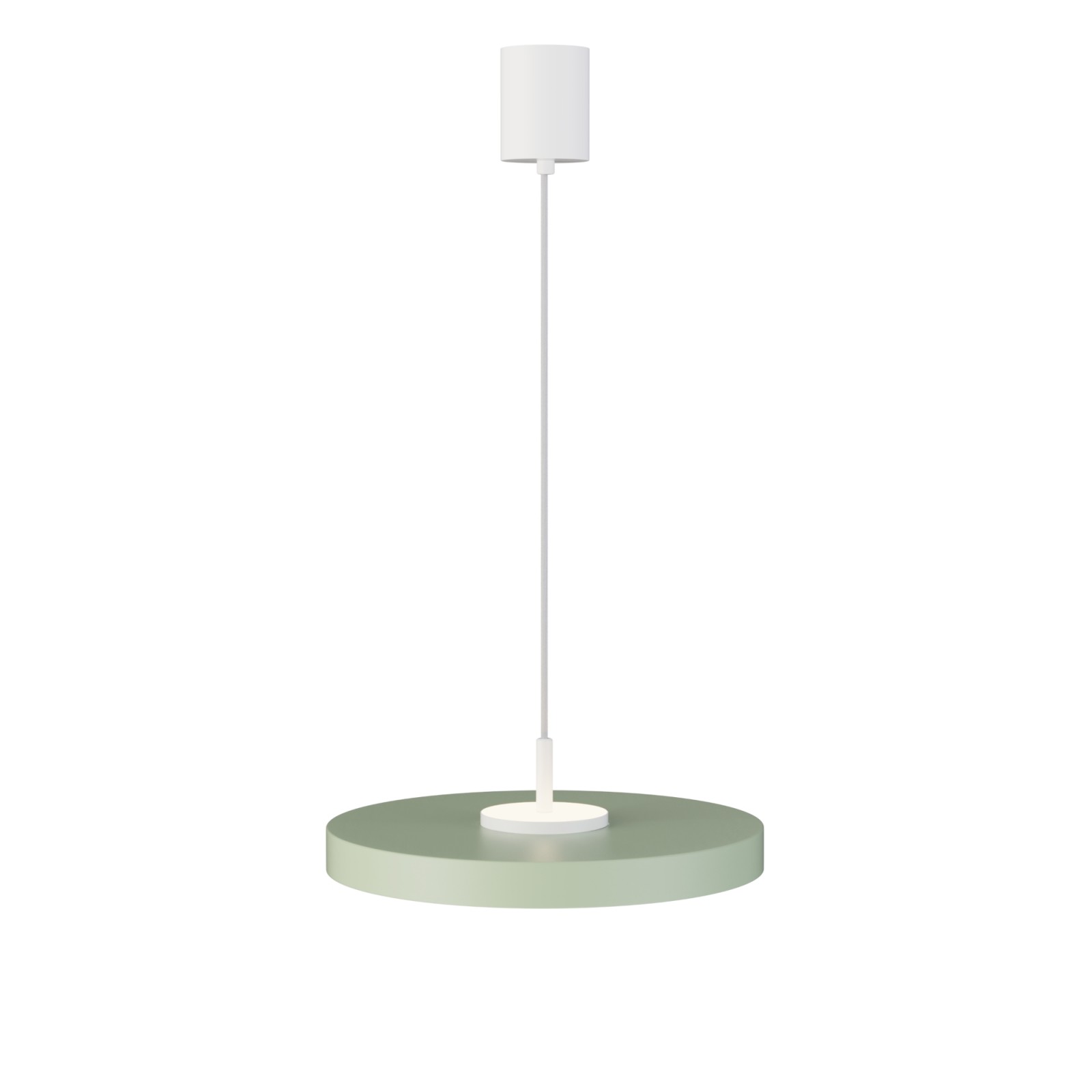 Sulion Lámpara De Techo VALENTINA.Metal Acabado Verde Y Módulo Blanco.LED 18W