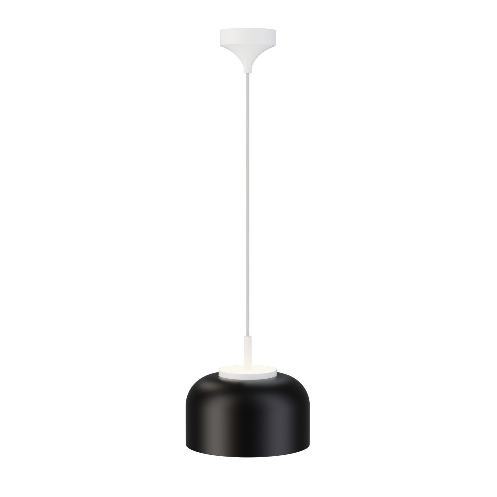 Sulion Lámpara De Techo VALENTINA.Metal Acampanado Negro Y Módulo Negro. 18W