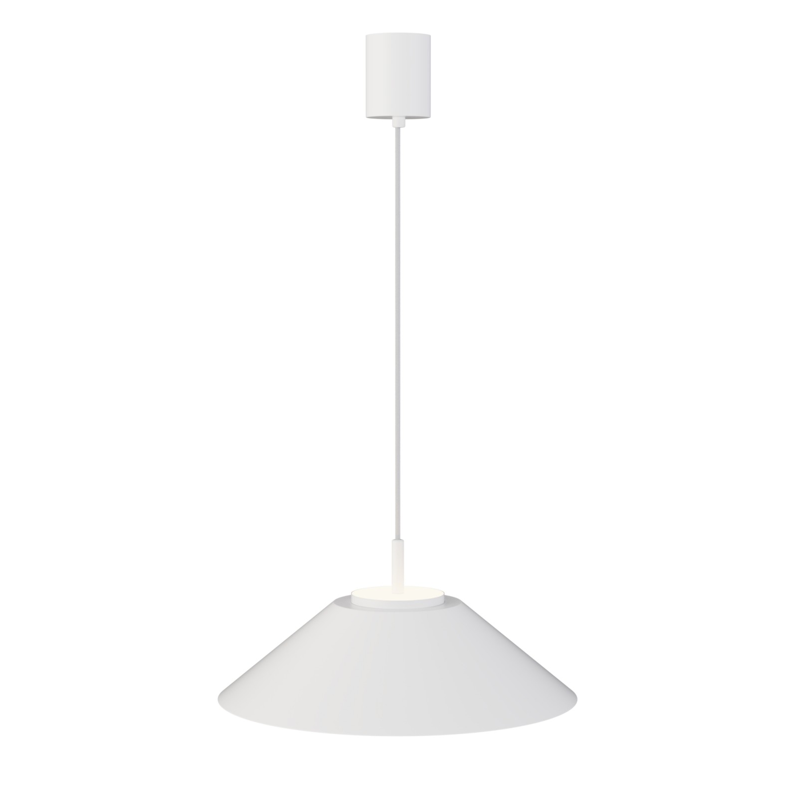Sulion Lámpara De Techo VALENTINA.Metal Cono Blanco Y Módulo Blanco. LED 18W