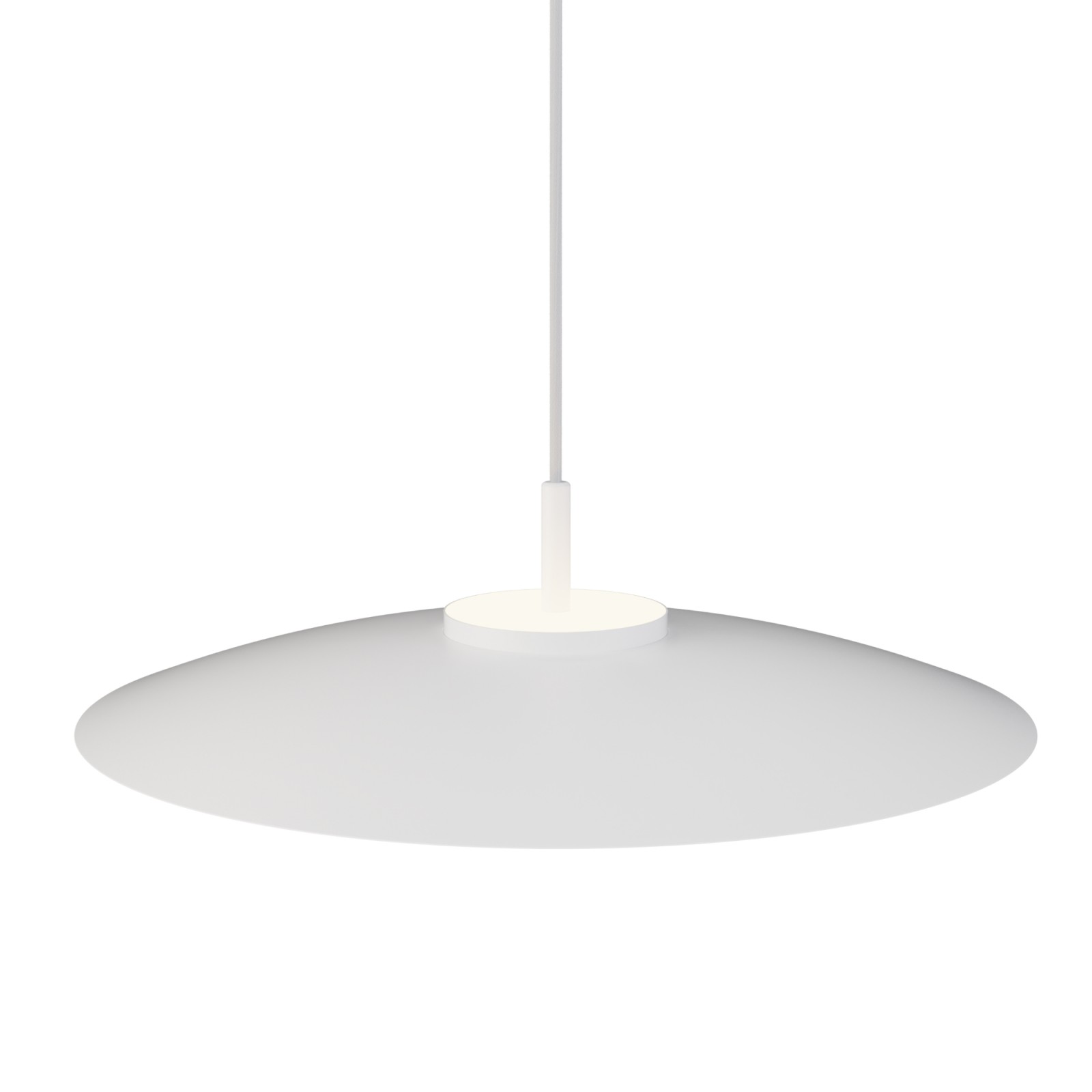 sulion Lámpara de techo VALENTINA.Metal plano blanco y módulo blanco.LED18W