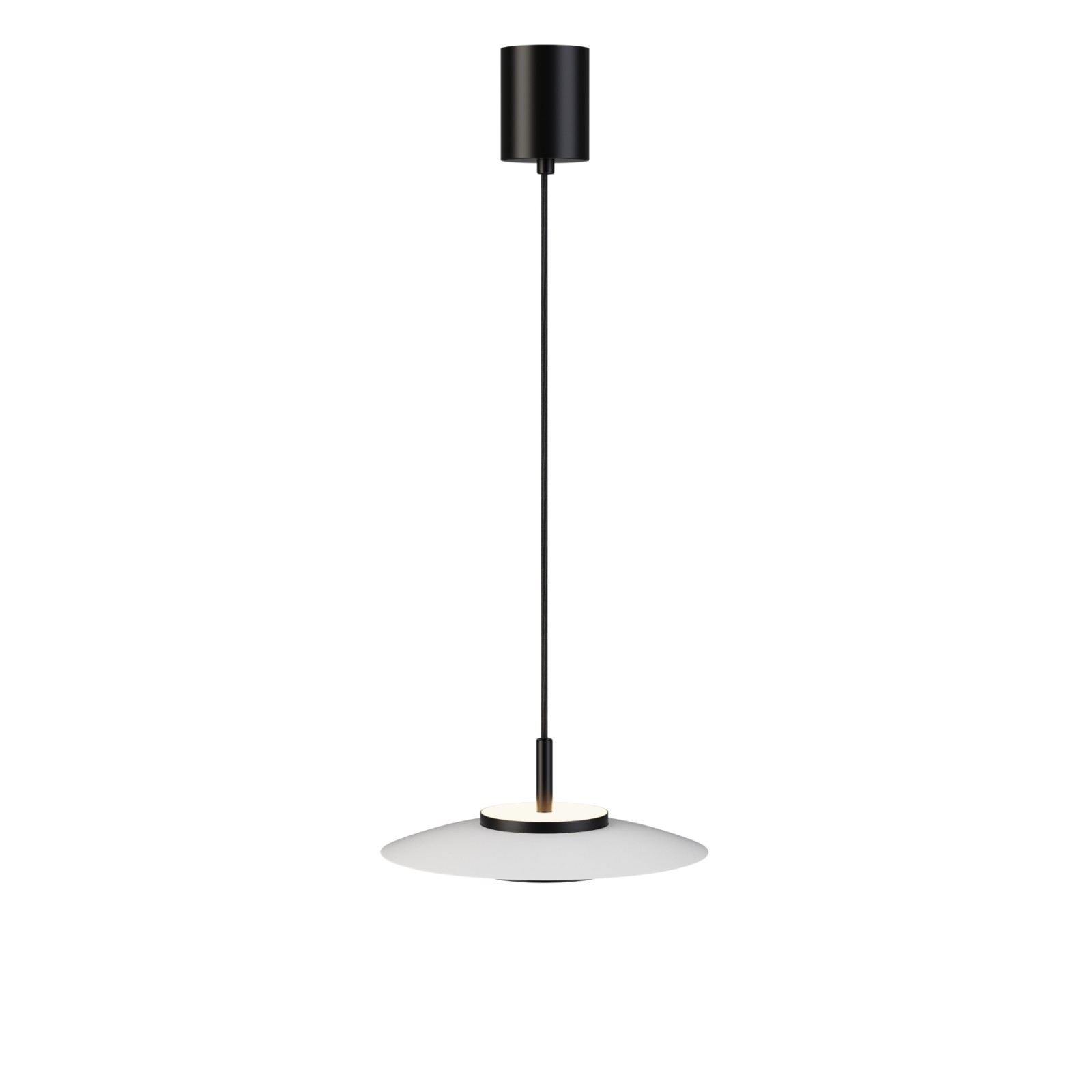 Sulion Lámpara De Techo VALENTINA.Metal Plano S Blanco Y Módulo Negro.LED 18W