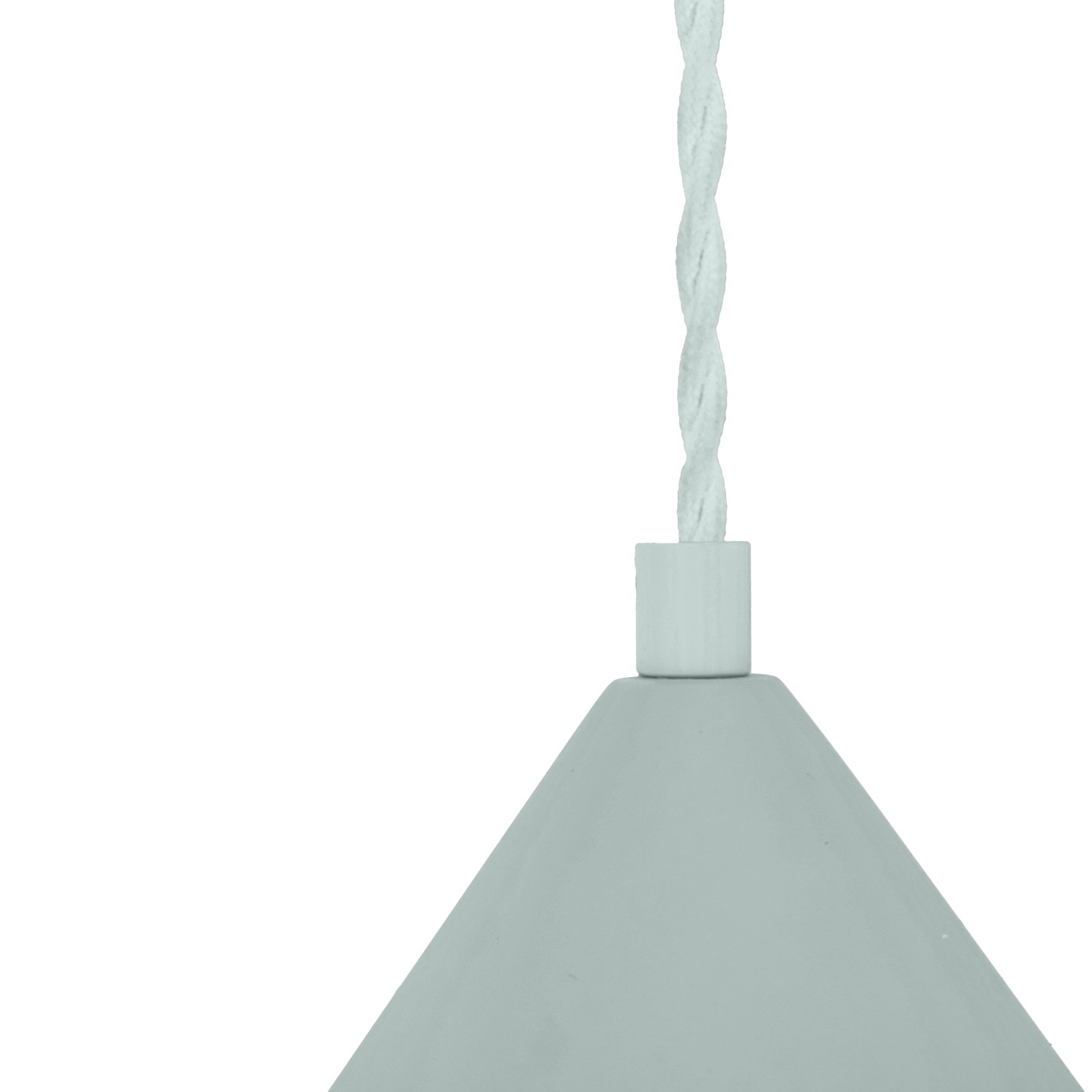 Sulion Lámpara De Techo VILMA. Yeso Color Verde Menta. 1xE27 |Sulion