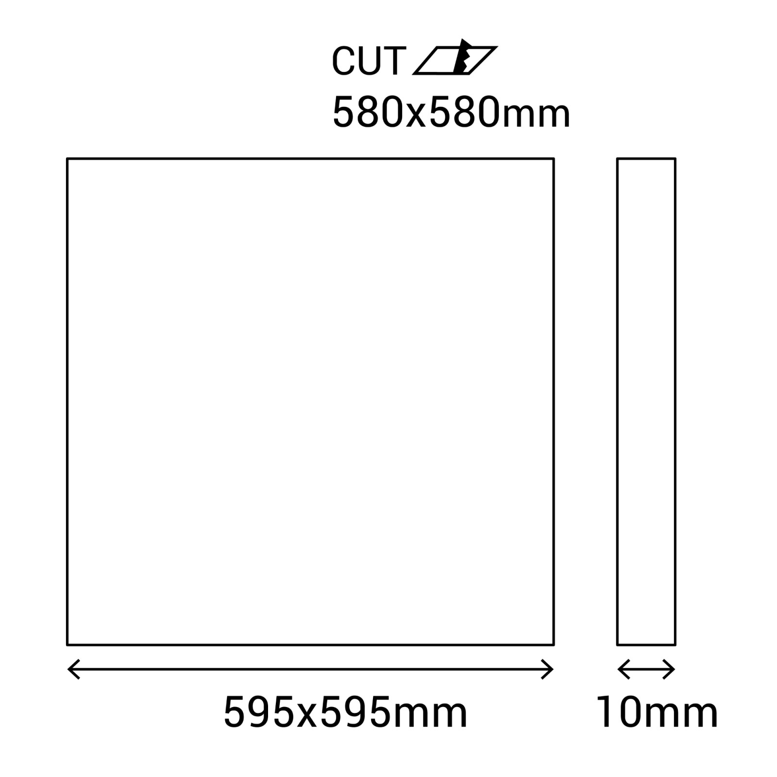 Sulion Panel Cuadrado PLATE Blanco Ultrafino Con RGB. 36W | Sulion