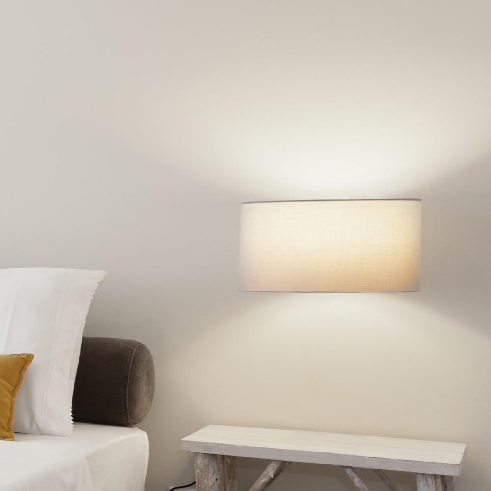 Sulion Pantalla Rectangular BASIC Crema Para Aplique De 30x10x20cm |Sulion