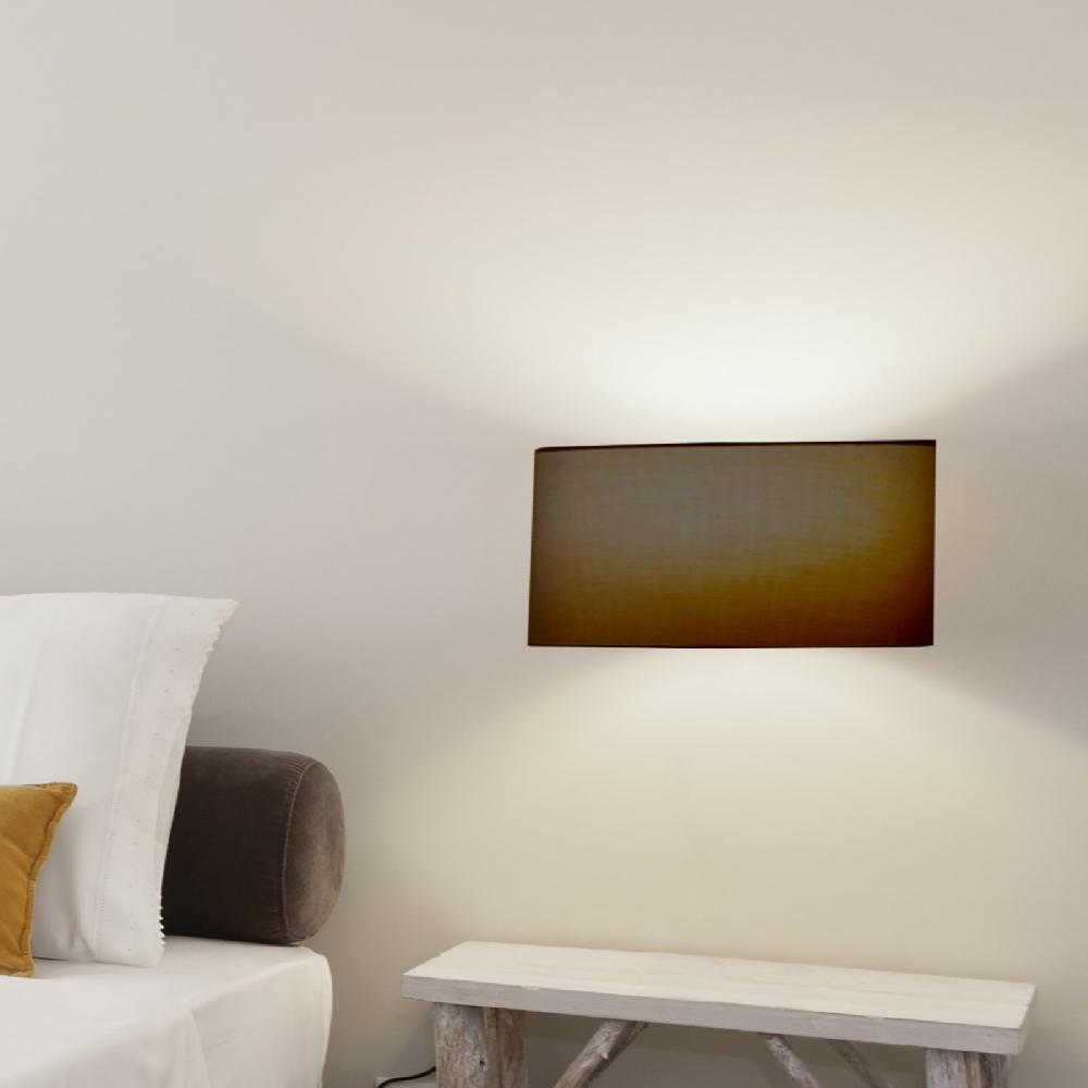 Sulion Pantalla Rectangular BASIC Marrón Para Aplique De 30x10x20cm |Sulion