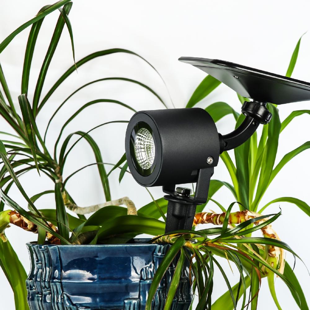 Sulion Pincho Proyector Solar KIPPER LED 5W Negro ABS 4000K IP65| Sulion