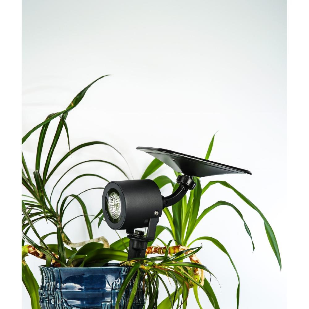 Sulion Pincho Proyector Solar KIPPER LED 5W Negro ABS 4000K IP65| Sulion