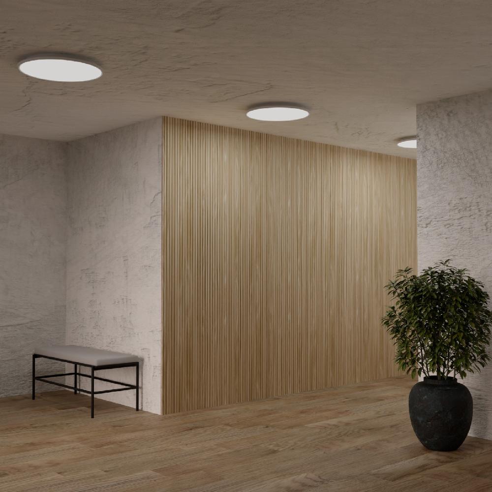 Sulion Plafón ALBA LED 48W Redonda Diámetro 585mm Blanco Mate | Sulion