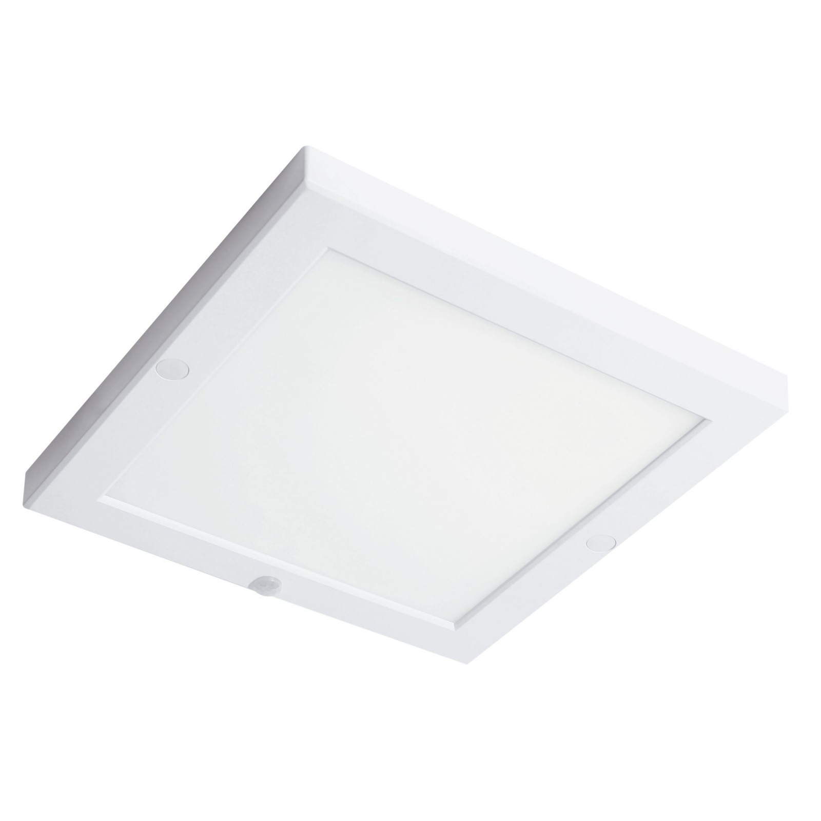 sulion Plafón CIFO LED 20W cuadrado con sensor PIR en blanco mate | Sulion
