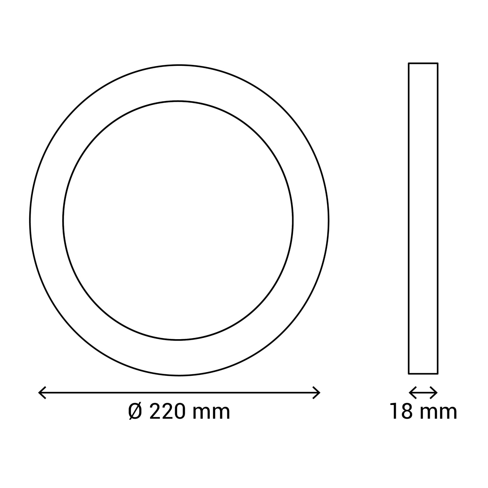 Sulion Plafón CIFO LED 20W Redondo Con Sensor PIR En Blanco Mate | Sulion