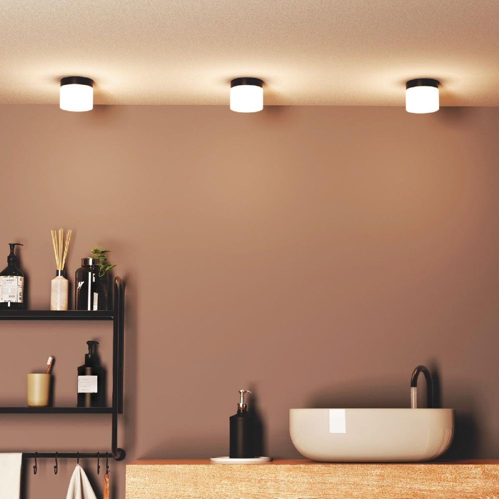 Sulion Plafón CONGO Con Difusor Acrílico Y Acabado Latón. Ø10cm.LED 6W|Sulion