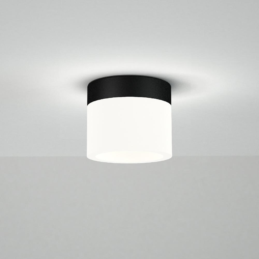 Sulion Plafón CONGO Con Difusor Acrílico Y Acabado Negro. Ø10cm.LED 6W|Sulion