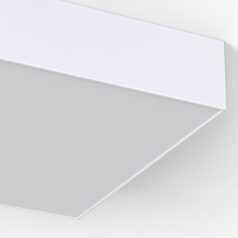 Sulion Plafón Cuadrado LINHA En Blanco LED 12W Y CCT En ABS | Sulion