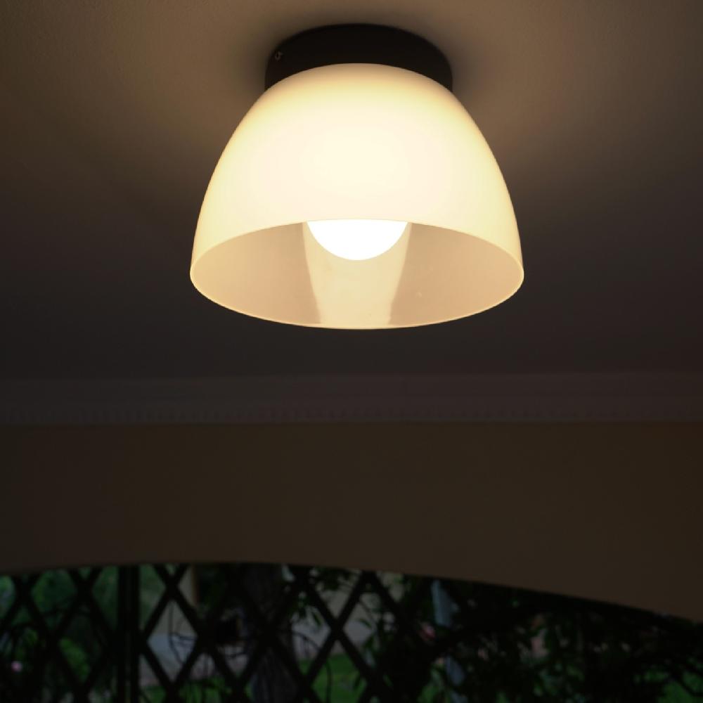Sulion Plafón IP54 LED 7W Gris Antracita SUKO Con Pantalla Blanca ABS| Sulion