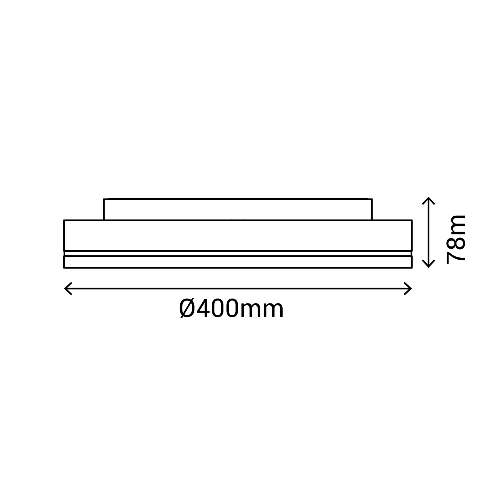 Sulion Plafón ORION Color Blanco Y Luz Perimetral. Ø40cm. LED 40W. |Sulion