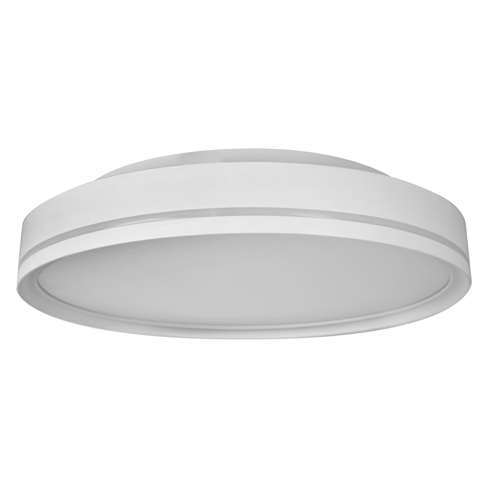 sulion Plafón ORION color blanco y luz perimetral. Ø40cm. LED 40W. |Sulion
