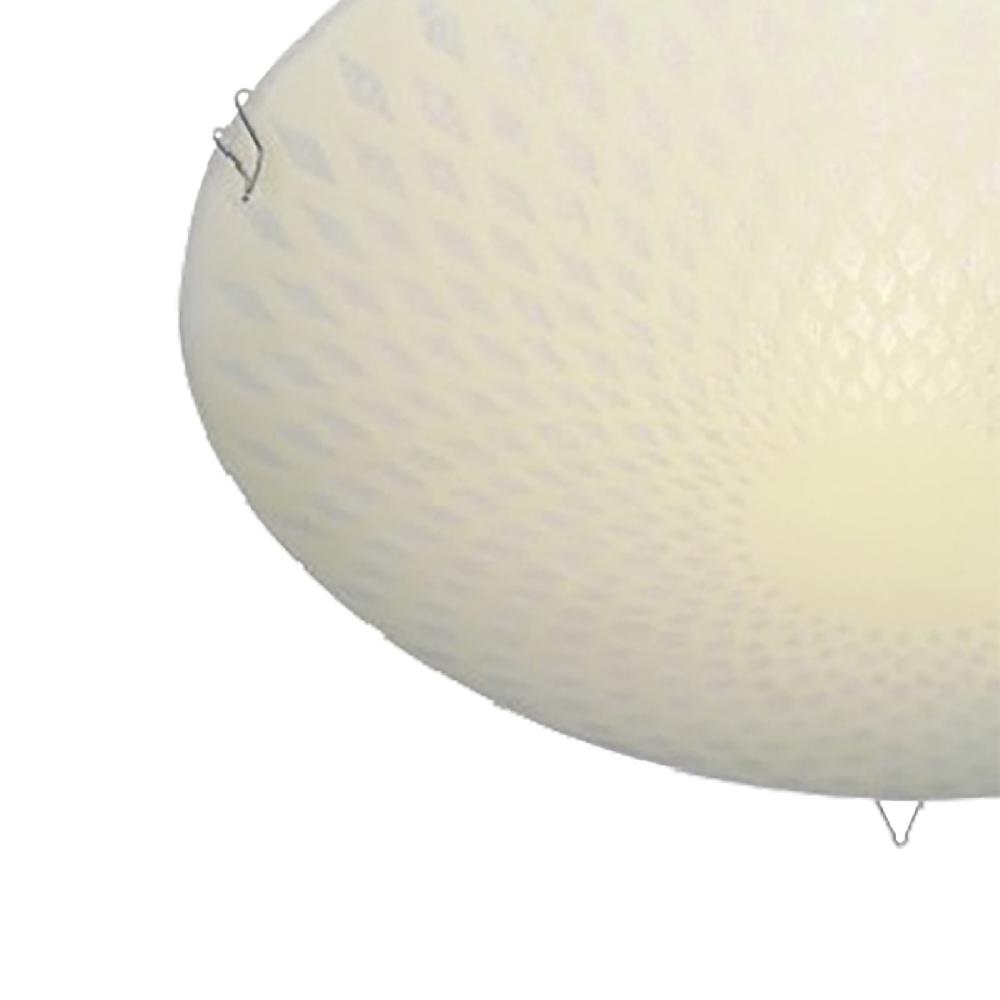 Sulion Plafón SAND. Plafón Con Difusor Vidrio Blanco Satinado. 2xE27| Sulion