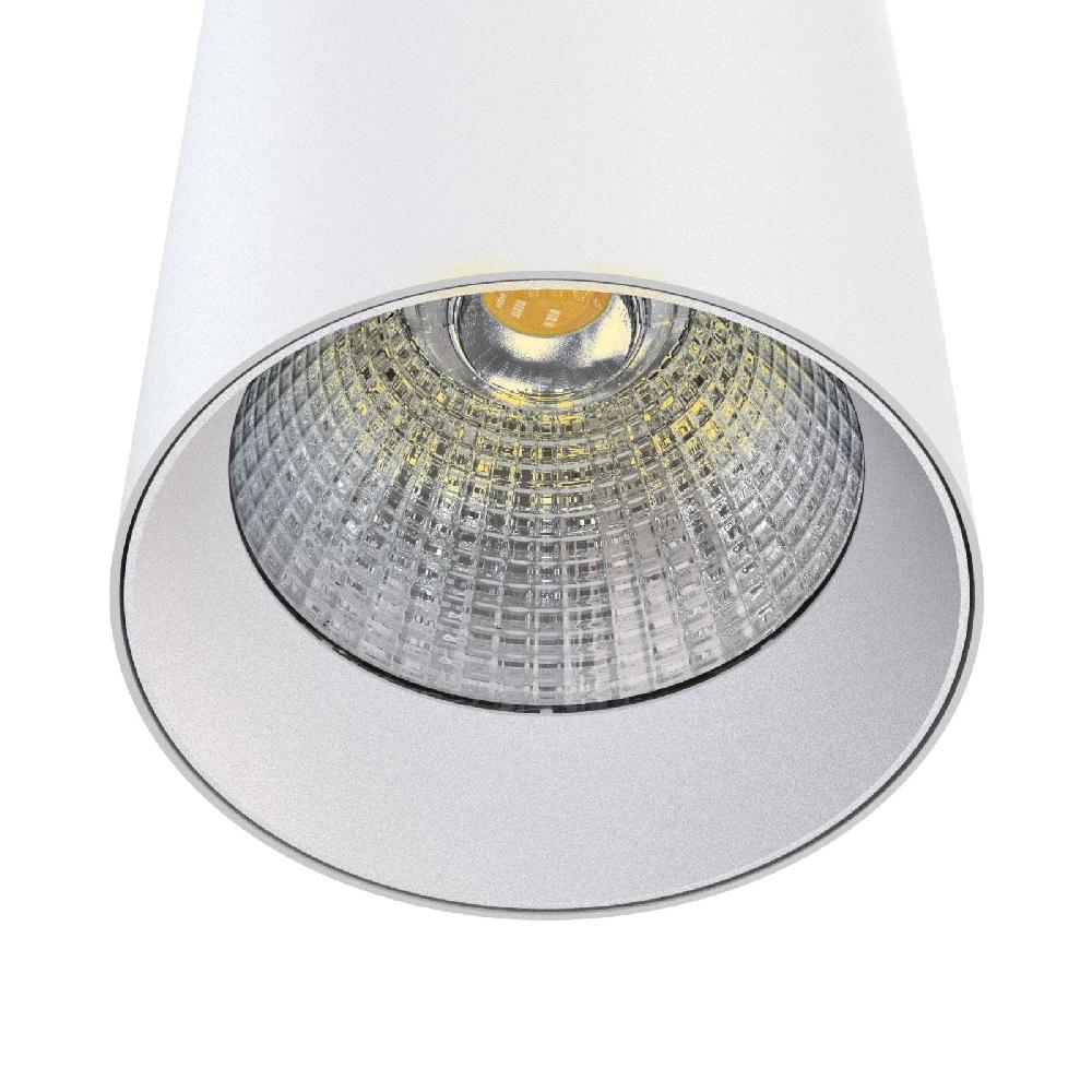 Sulion Semiplafón KIRA LED 12W Tubular Blanco Mate 3CCT Switch 15°| Sulion
