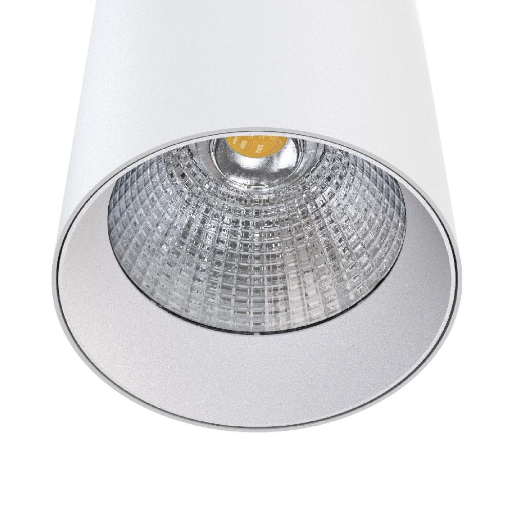 Sulion Semiplafón KIRA LED 12W Tubular Blanco Mate 3CCT Switch 36°| Sulion