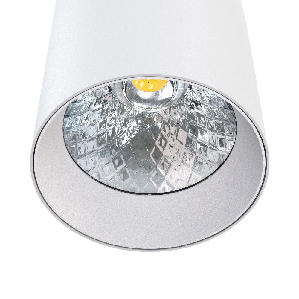 Sulion Semiplafón KIRA LED 20W Tubular Blanco Mate 3CCT Switch 36°| Sulion