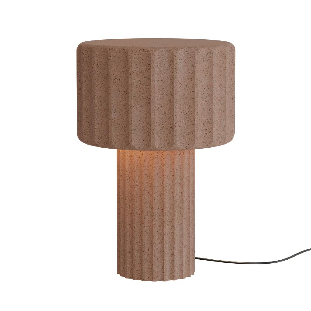 sulion Sobremesa OLIMPIA. Hormigón rojo. 2xE27 |Sulion