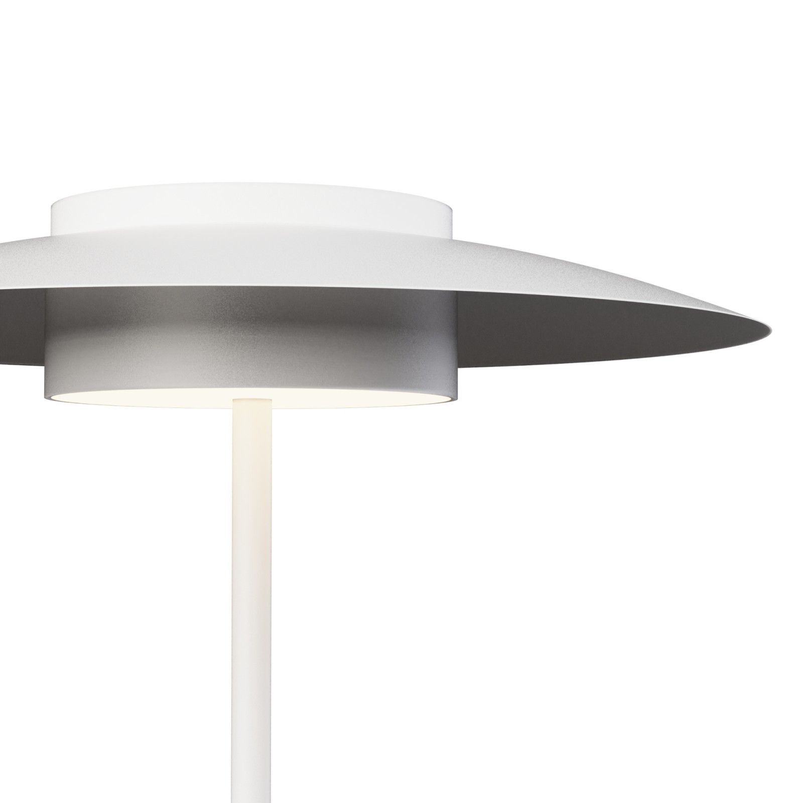 Sulion Sobremesa VALENTINA. Metal Blanco Y Tulipa Acabado Blanco. LED 9W. CCT