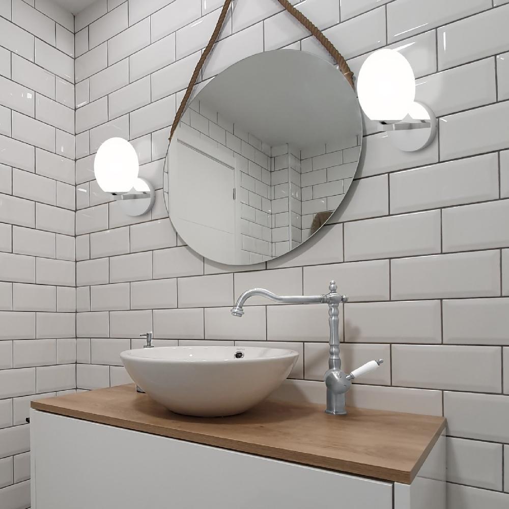 Sulion Aplique AMUR. Metal Cromo. 1xG9. IP44.| Sulion