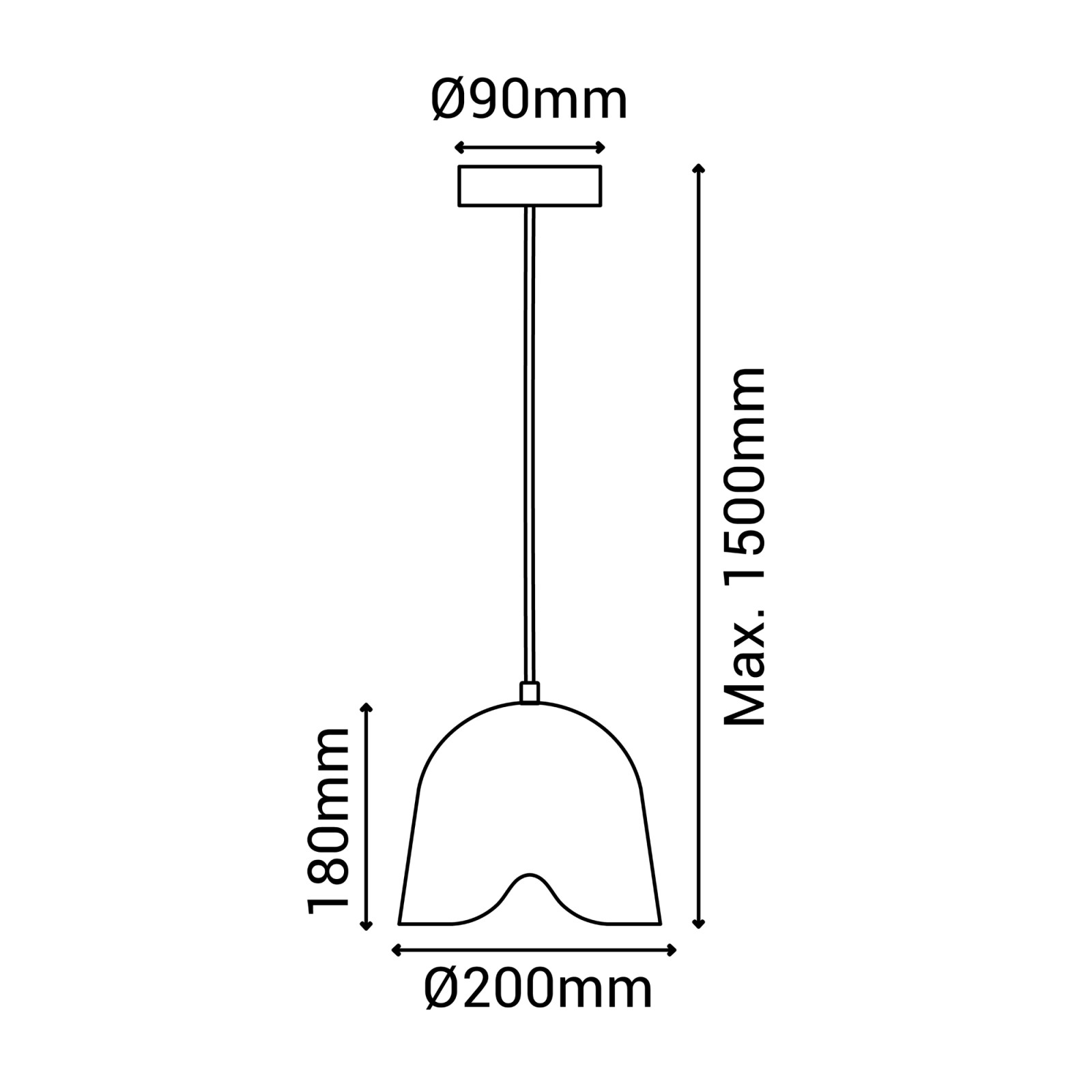 Sulion COLGANTE 1XE27 PARIS D180 BL METAL | Sulion