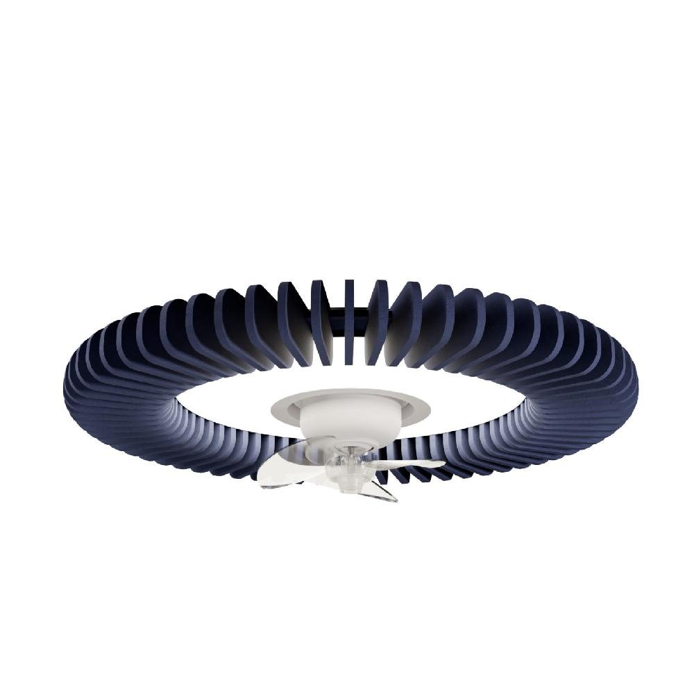 sulion Ventilador de techo acústico FONO SH azul con luz - Sulion