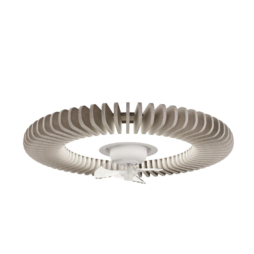 sulion Ventilador de techo acústico FONO SH beige con luz - Sulion