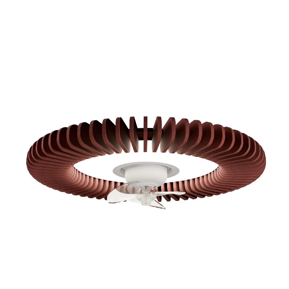 sulion Ventilador de techo acústico FONO SH burdeos con luz - Sulion