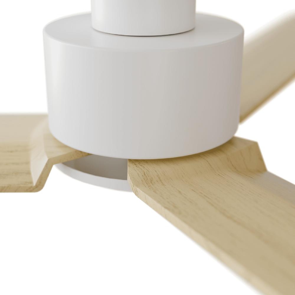 Sulion Ventilador De Techo ANNE Blanco Palas De NATURAL PINE WOOD Clara Sulion